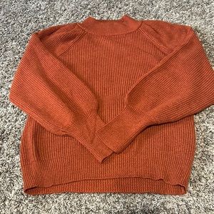 Rust oversized sweater